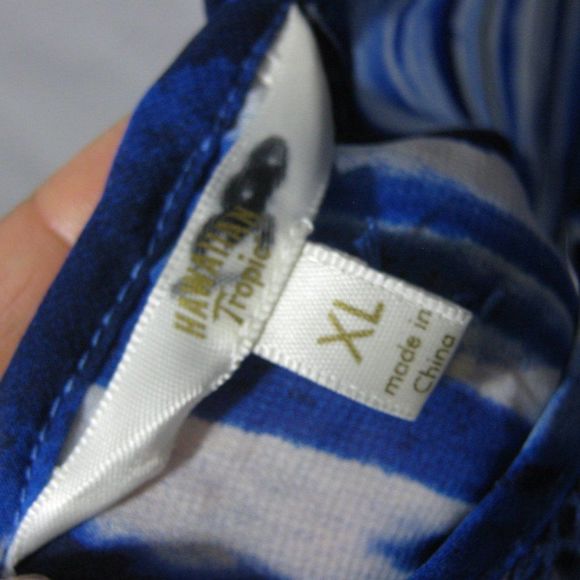 NWT Hawaiian Tropics Sheer Shirt Cover Up - Picture 6 of 8